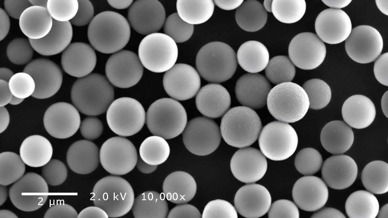 SEM microspheres
