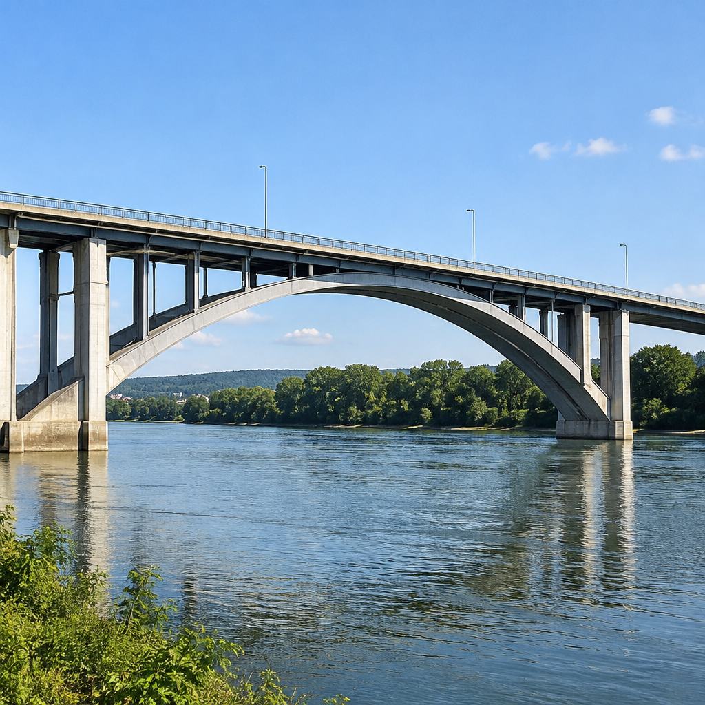 Concrete bridge